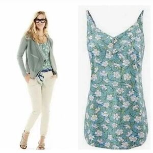 CAbi Blue Floral Camisole